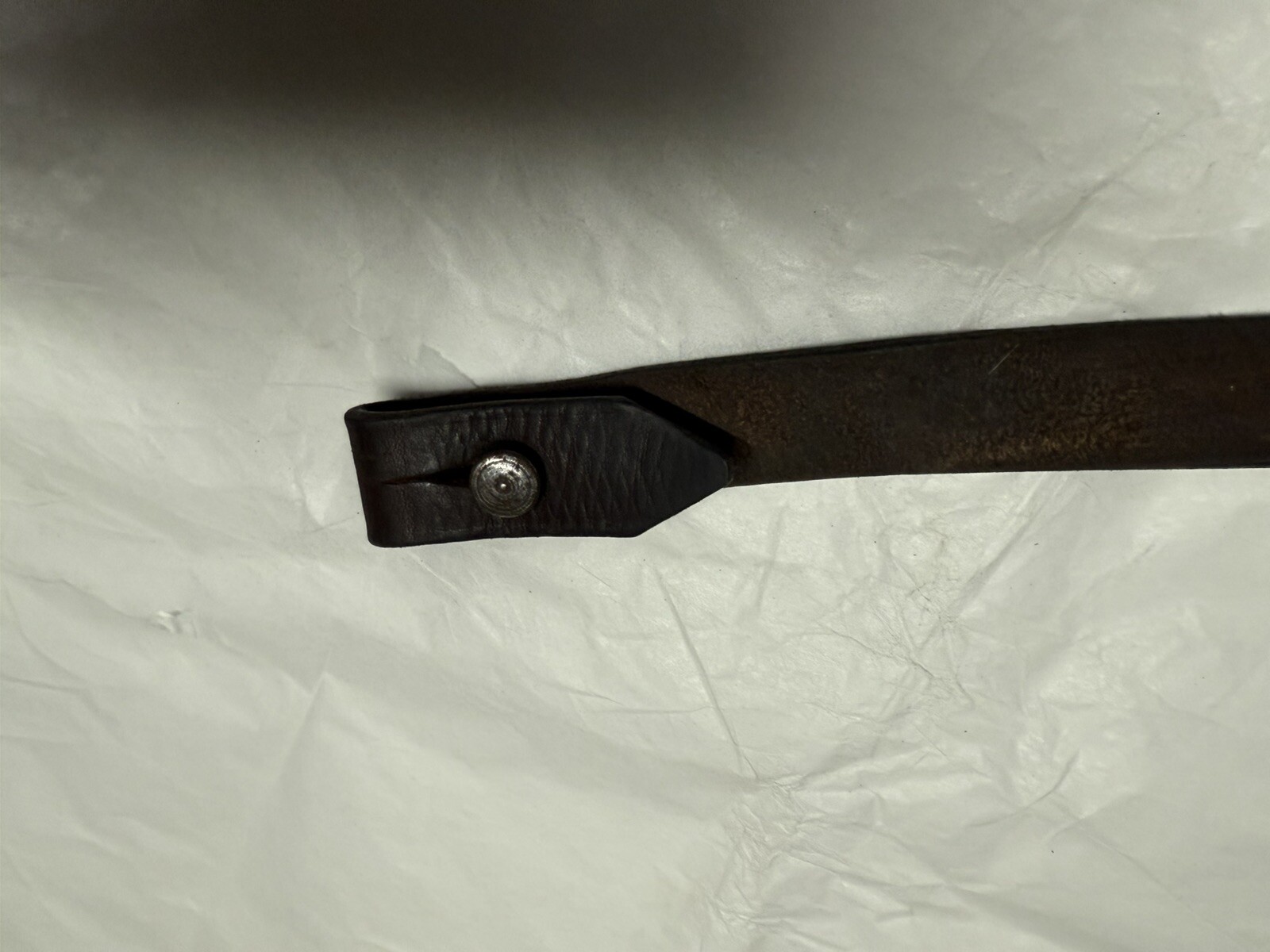 German WW2 or post war 54” Leather Rifle Sling Fits Mauser