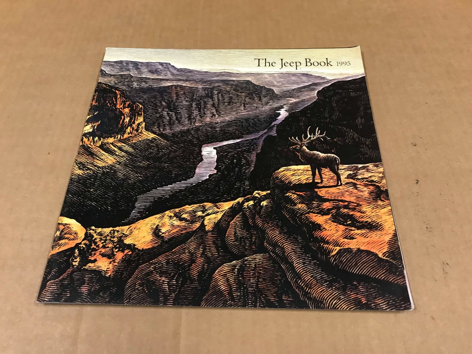 Vintage 1995 The Jeep Book Dealership Salesman Brochure