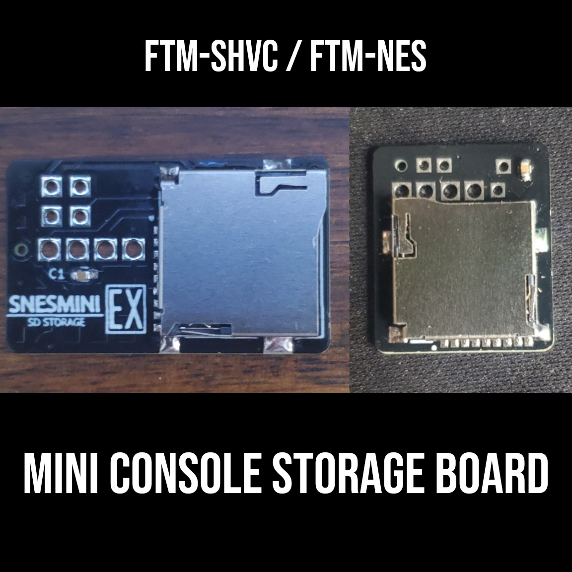 NES SNES Mini Storage Board for FTM-NES and FTM-SHVC