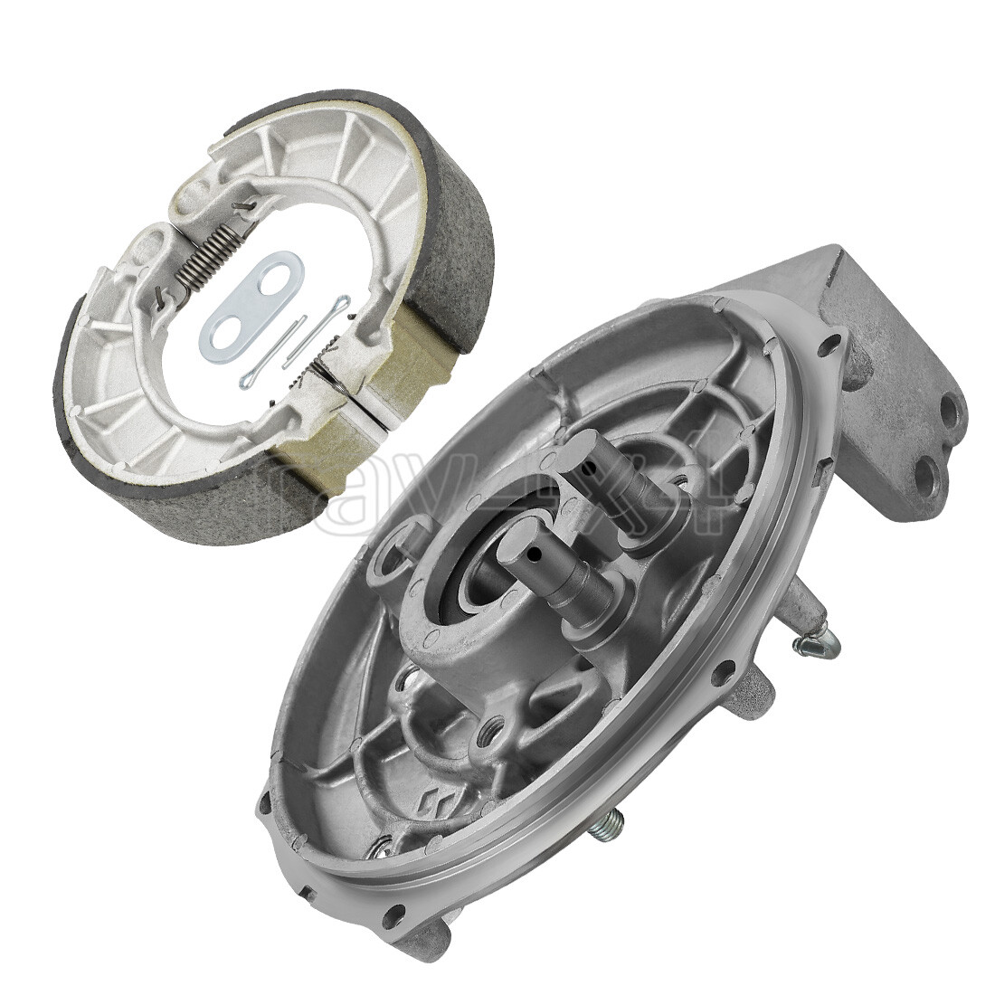 Rear Brake Drum Hub Plate Cover Bearing Seals Kit for Honda TRX400FW 1995-2003