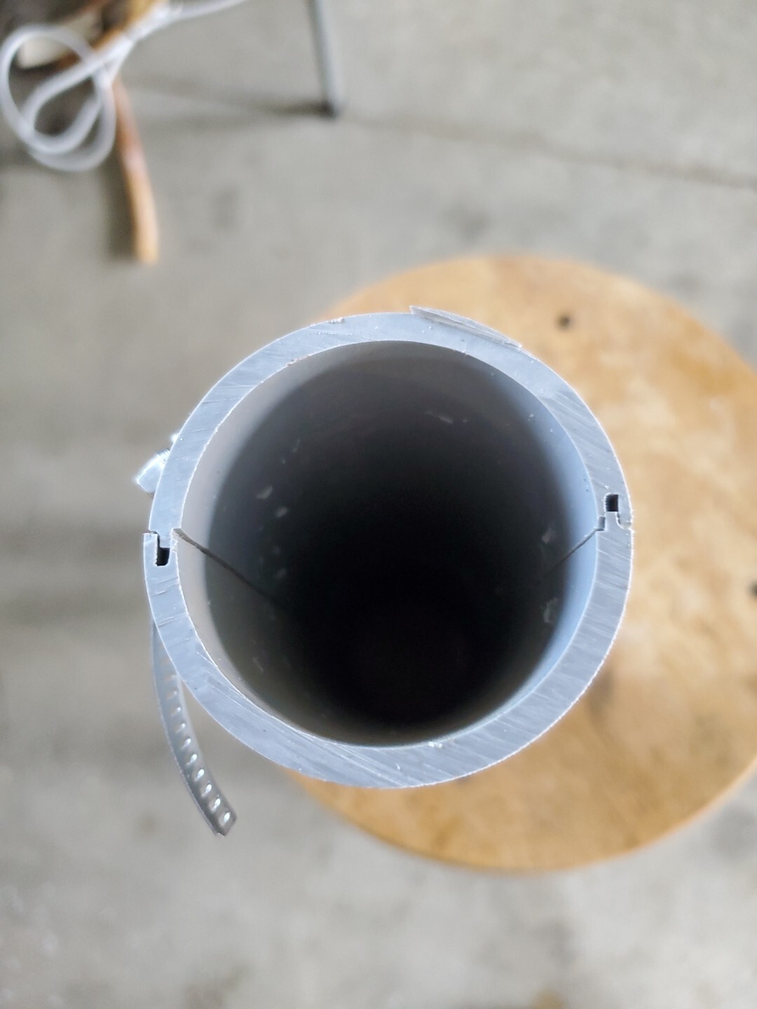 2 in. X 11" PVC SCH40 SPLIT Repair Split Conduit Pipe with clamps schedule 40