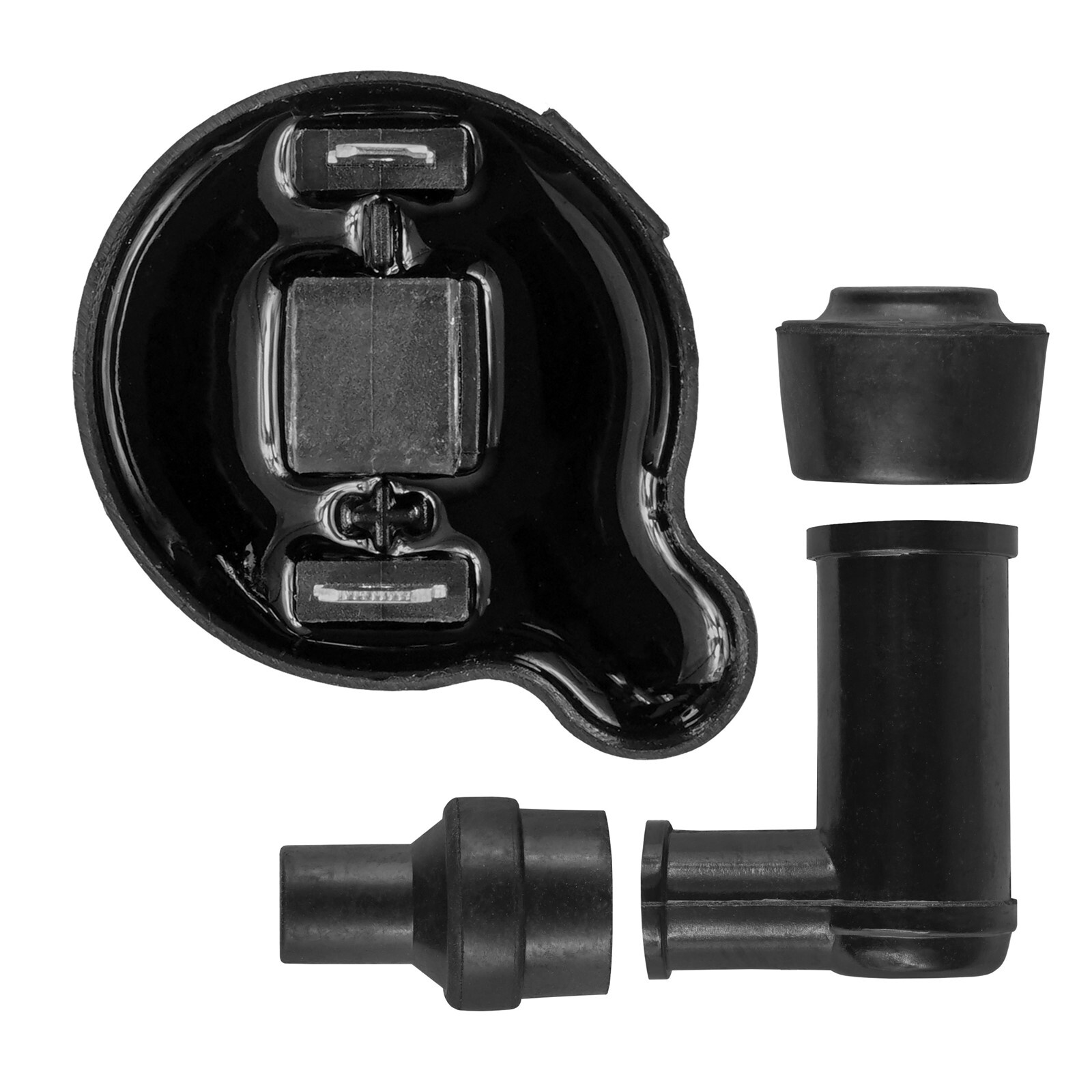 Ignition Coil w/ Spark Plug Boot Cap for Kawasaki KAF620 Mule 4010 Trans 2009-21