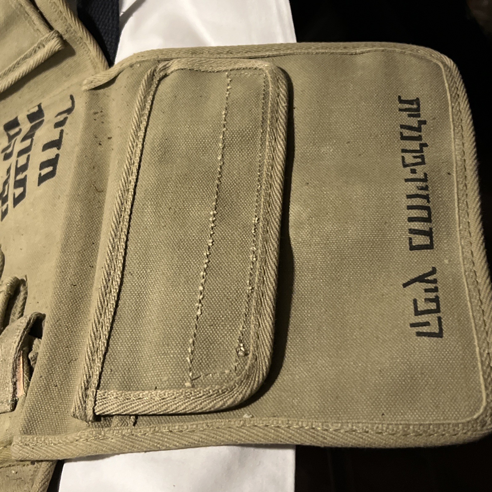 Israeli IDF Combat 1970s Canvas Pouch Military Surplus