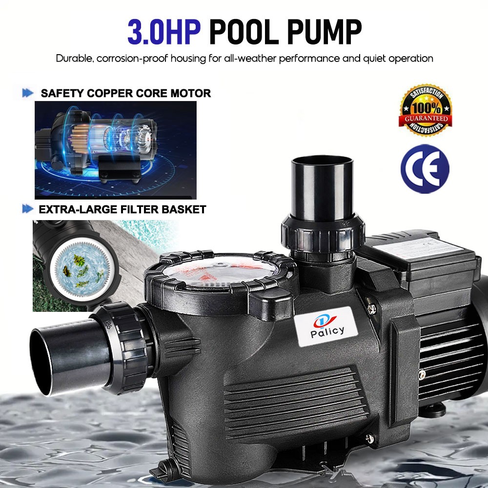 8200GPH 3HP Pool Pump 110V, Hayward Compatible Self-Priming In/Above Ground