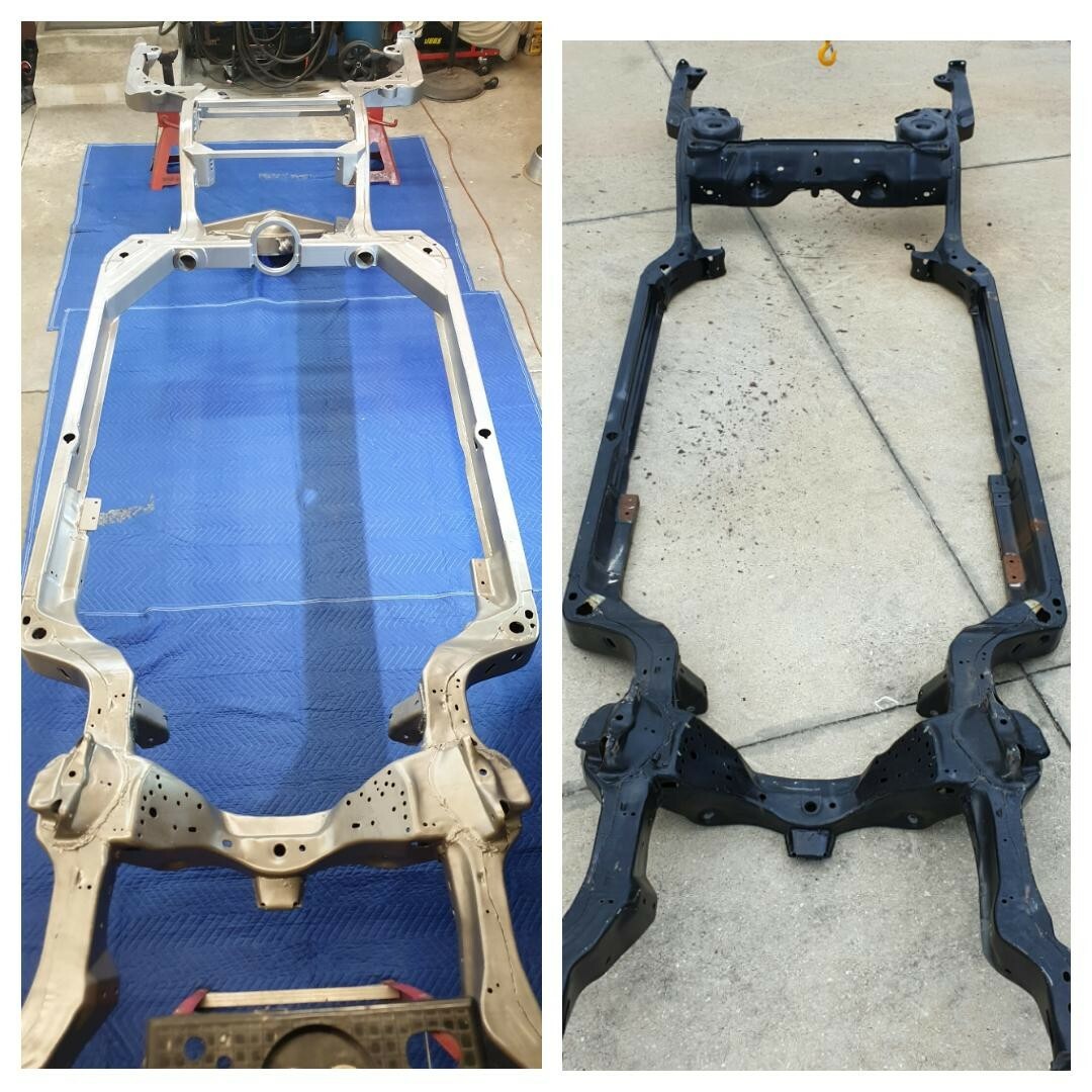 El Camino G-Body Pro Street Drag Tubbed BackHalf 4-Link Chassis Frame Race Ford9