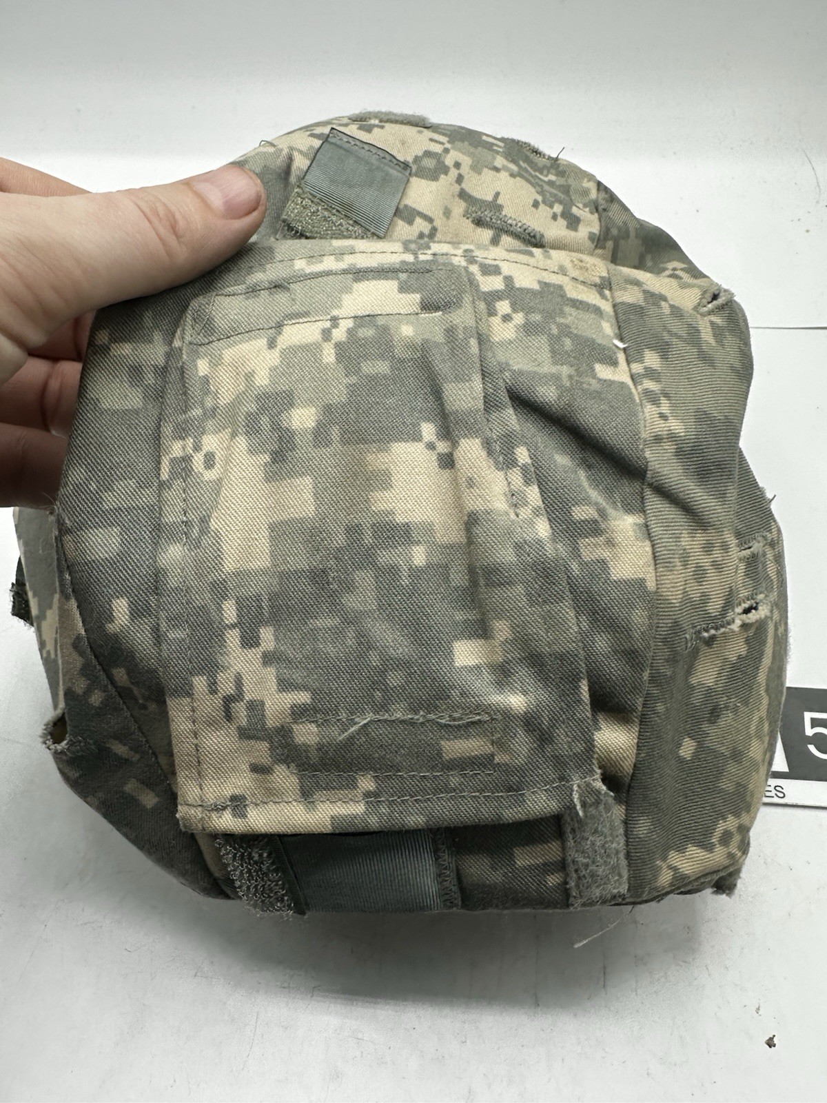 Large / XLarge Used Army ACH ACU UCP Digital Camo Combat Helmet Cover