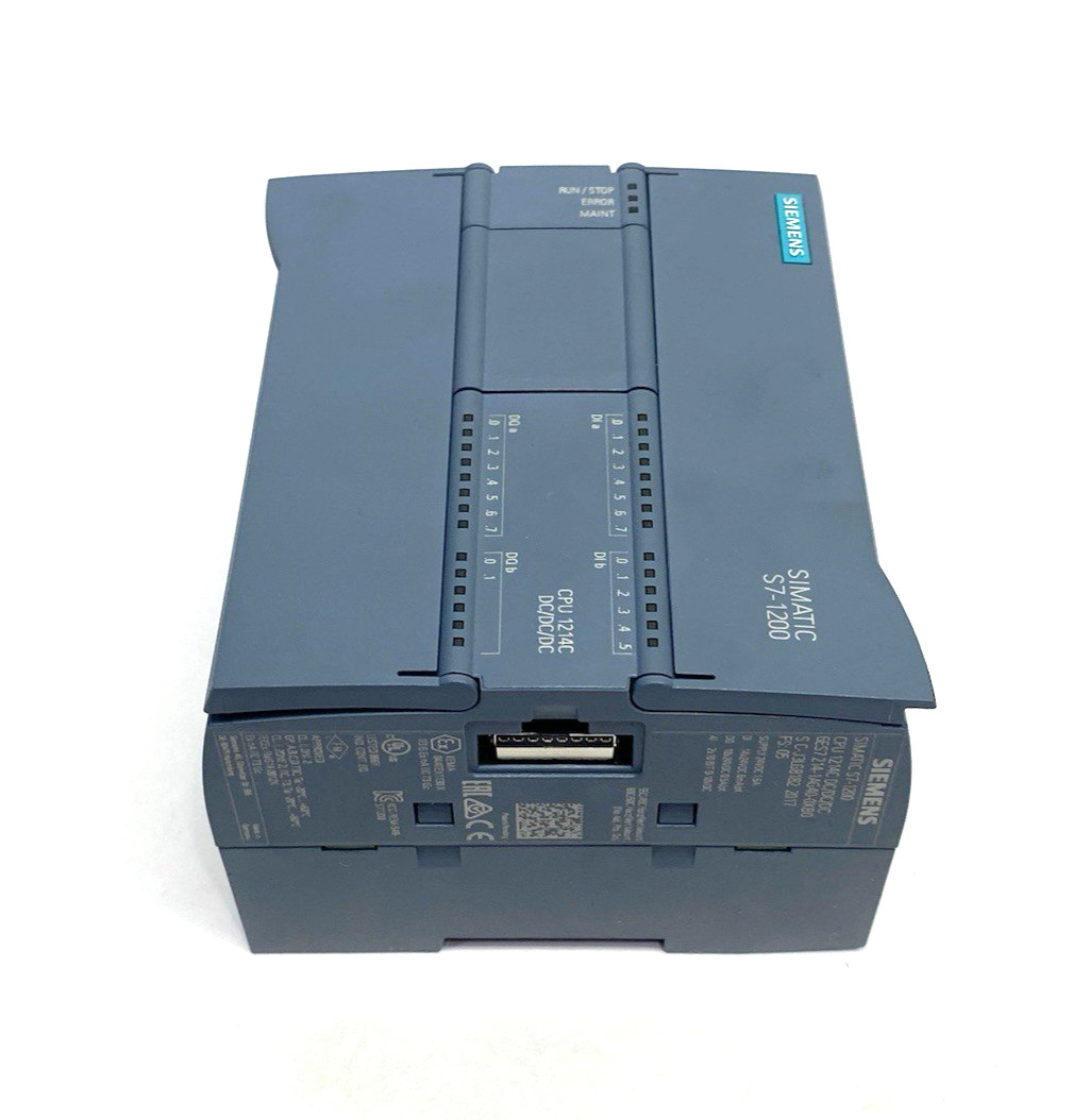 Siemens 6ES7214-1AG40-0XB0 SIMATIC S7-1200 Compact CPU Unit 1214C DC/DC/DC