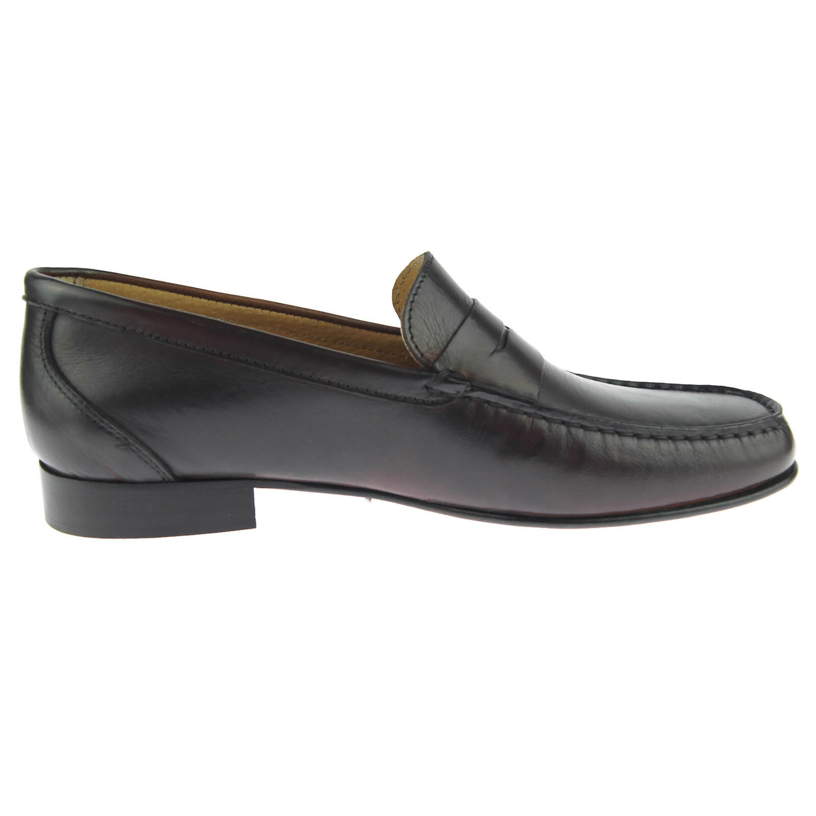 Alex D "Lexington" Penny Loafer, Men's Dress/Casual Leather Shoes, Brown