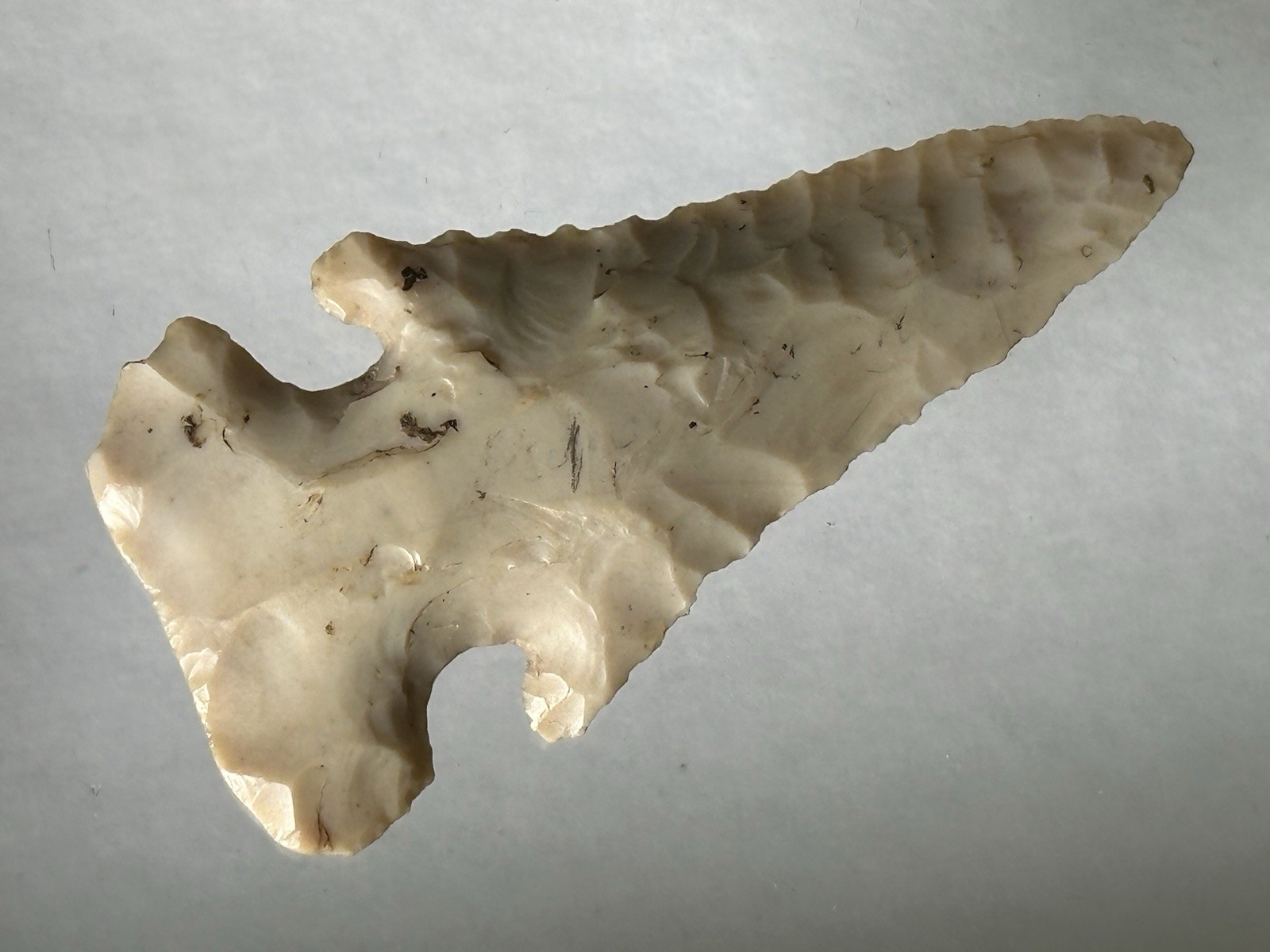 INCREDIBLE ARCHAIC FLINT RIDGE THEBES FOUND IN ILLINOIS IN 1898 ARROWHEAD