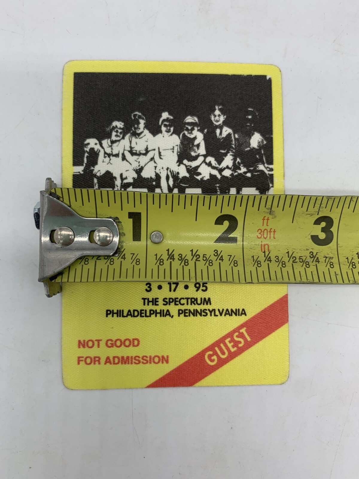 Grateful Dead Backstage Pass Spectrum Philly PA 3/17/95 3/17/1995 Little Rascals