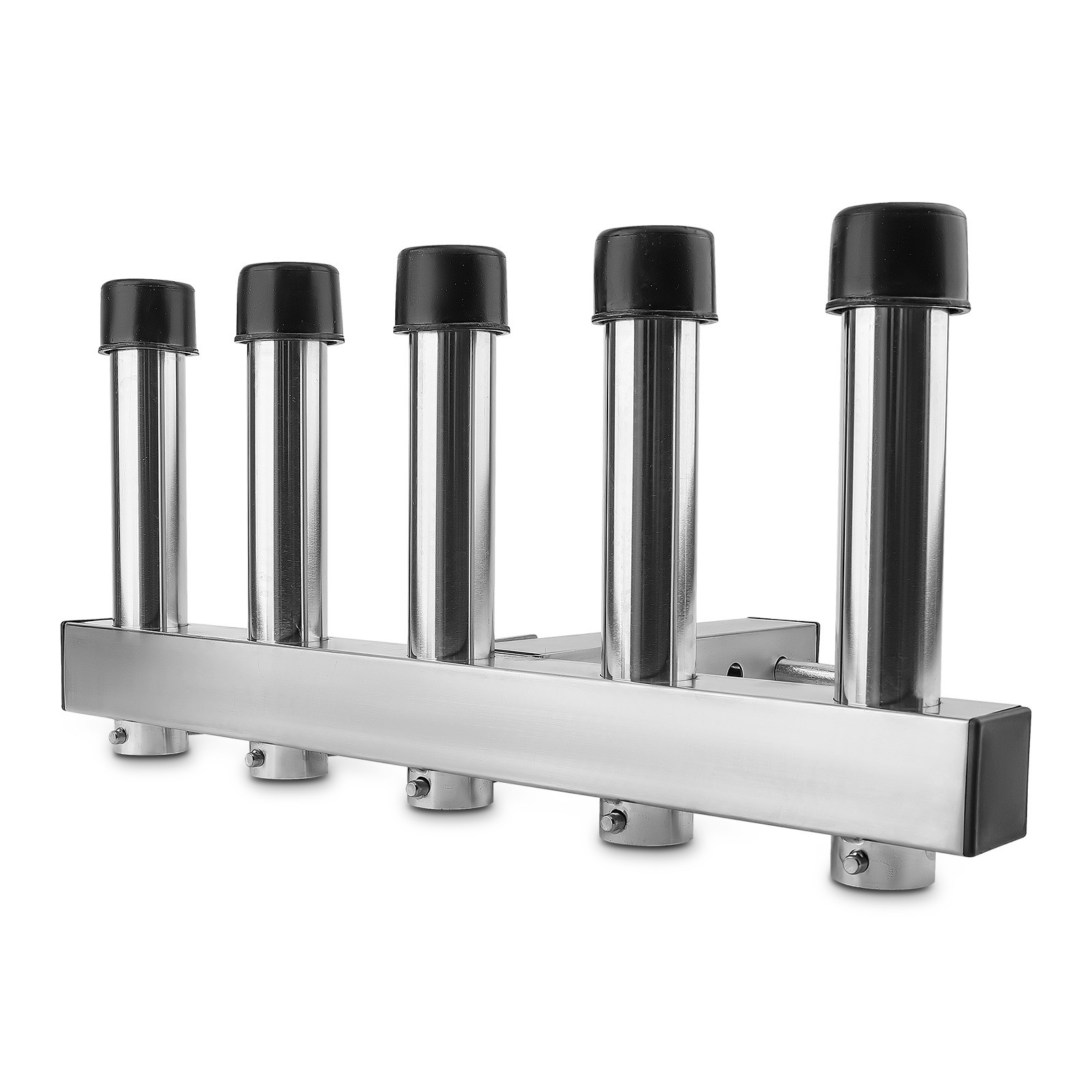 Stainless Steel Hitch Fishing Rod Holder 5 Link Tube for 2" Hitch Receivers