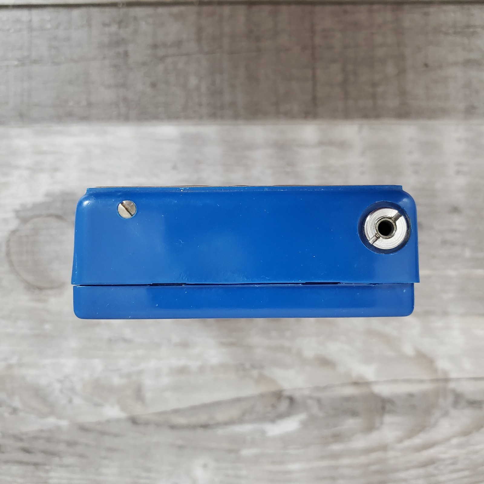 Fleetwood Transistor Six 6 Square Grill 6 Blue With Case *FOR PARTS OR REPAIR*