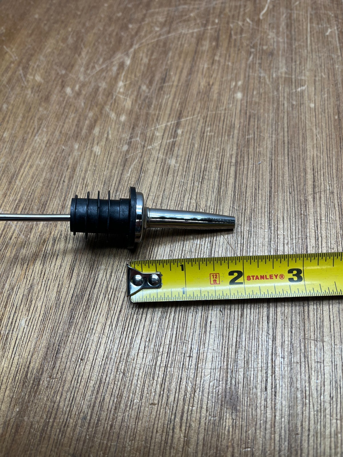 (Qty.2) Spill Stop 285 Tapered Speed Pourers - Medium Pour Chrome USA