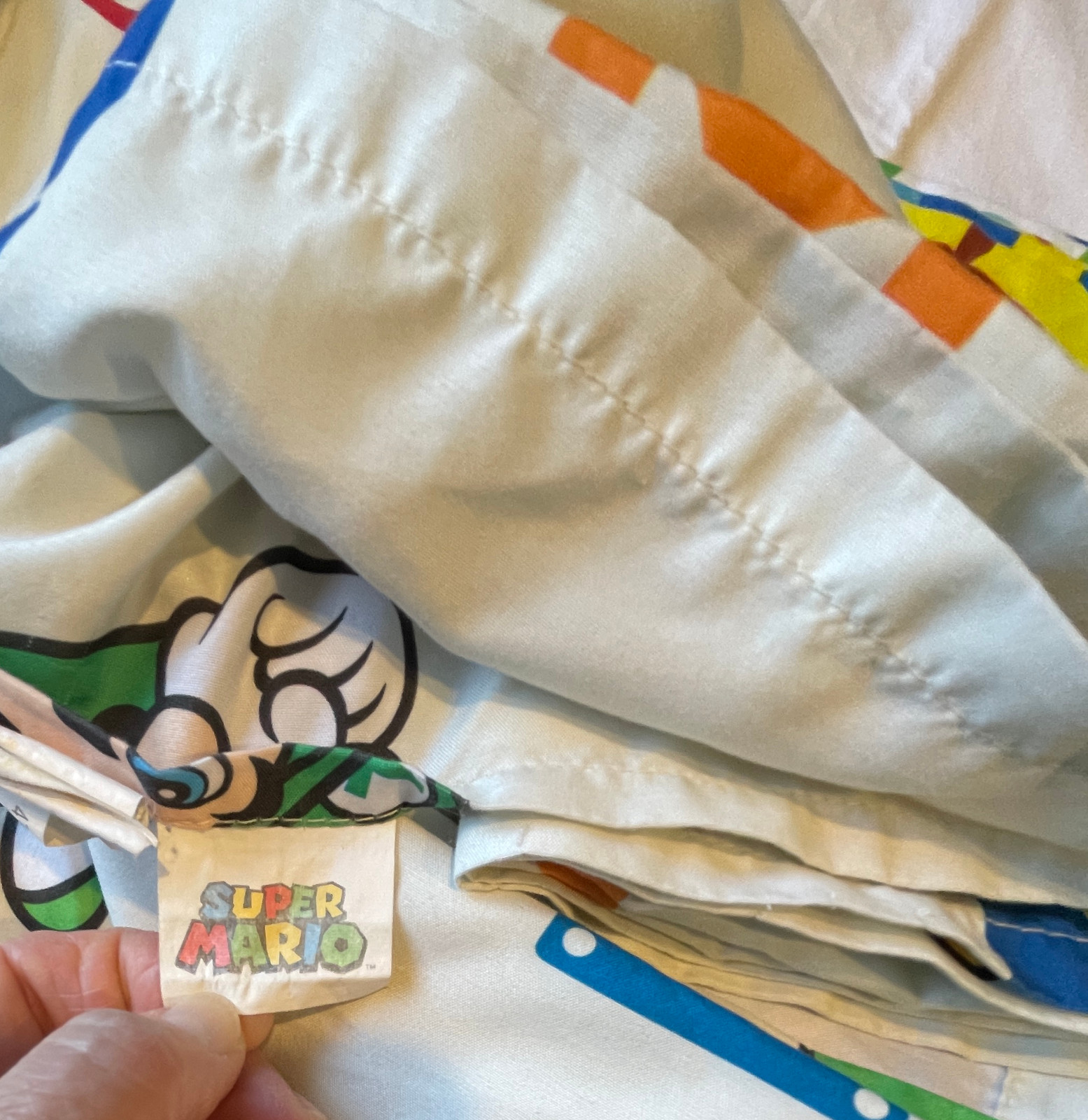Super Mario Bros Full Sheet Set | Flat & Fitted Sheets | Some Snags
