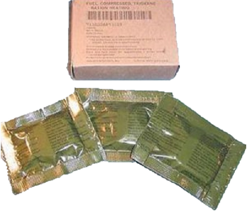 USGI Trioxane Compressed Fuel Bars 3 boxes (9 Bars)