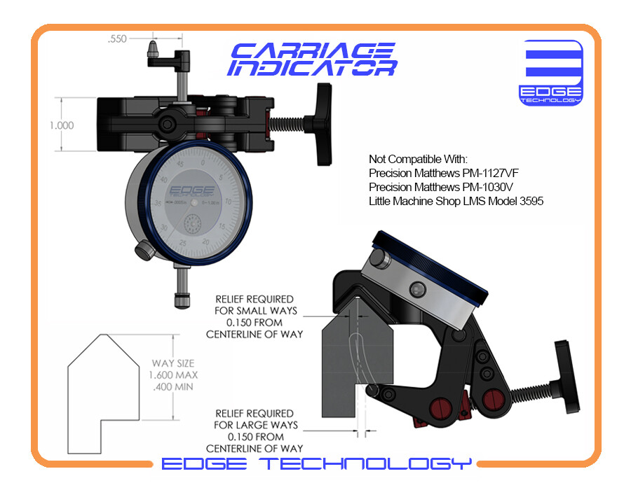 Carriage Travel Indicator by Edge Technology #51