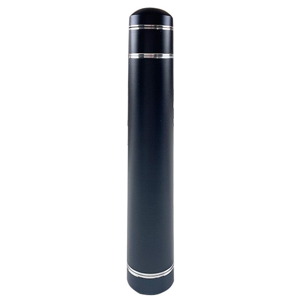 Aluminum Cigar Tube Crash Proof Cigar Travel Case Adjustable Two Sizes Black