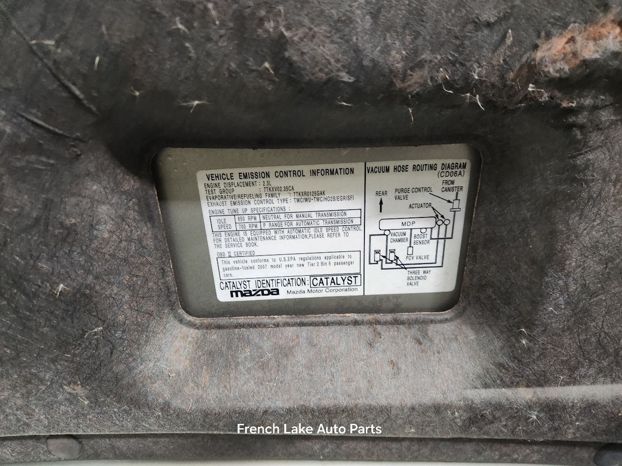 Automatic Transmission 2.3L Fits 2007 MAZDA 5 1331485