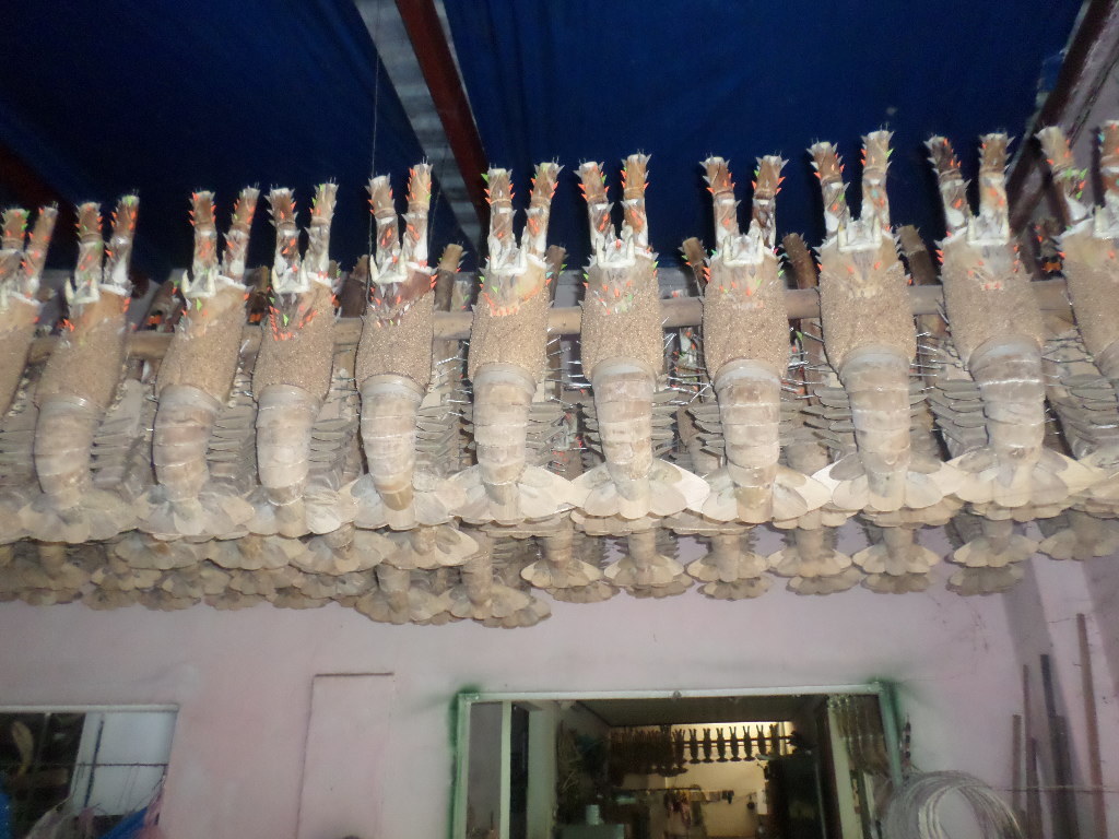 Handmade Bamboo Lobster Wall Decoration Model, New, Free Shipping