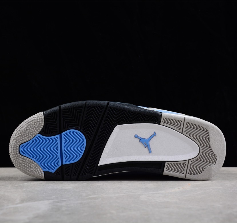 US Siez 7-12 Jordan 4 Retro "University Blue" Basketball Shoes for Men's Shoes.