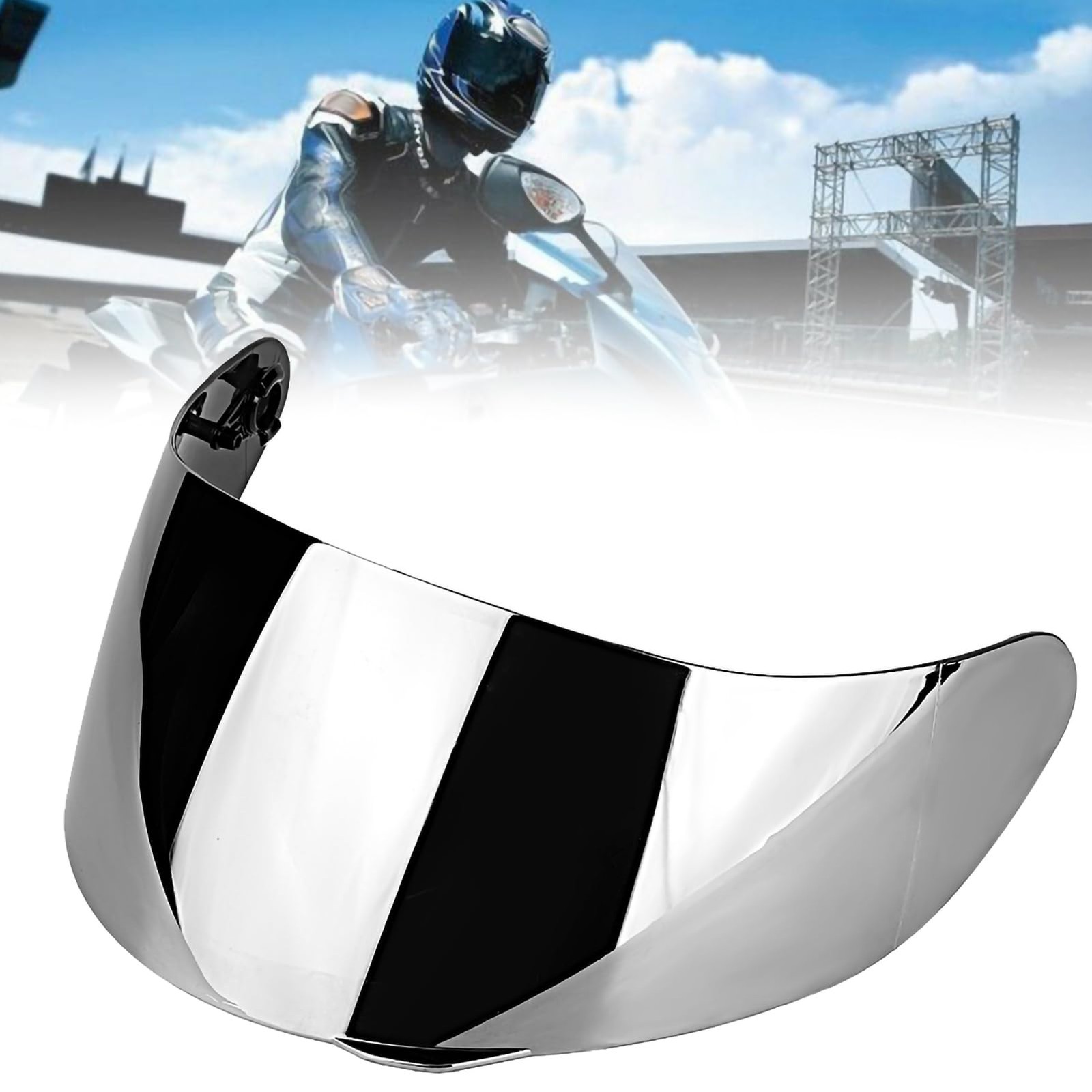 Acouto Helmet Lens Visor for AGV K1 K3 SV K5 K5‑S Motorcycle Helmet Full Face...