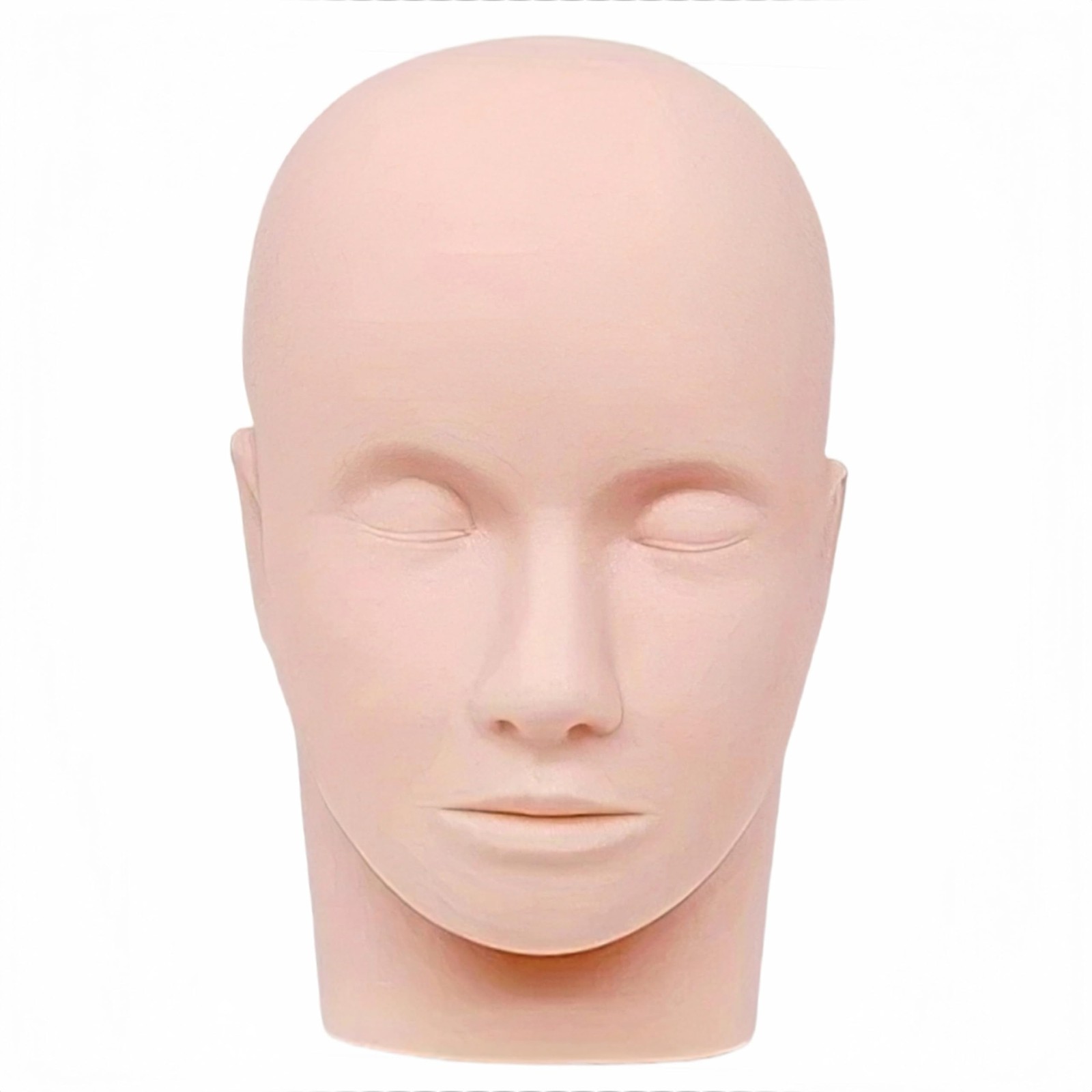 Czrleaty Mannequin Head for Facial Practice, 1 count (Pack of 1), Beige