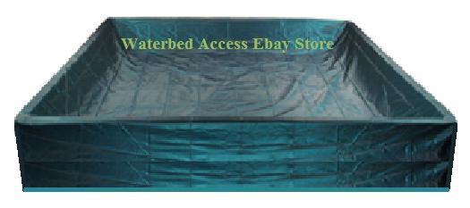 Twin SOFTSIDE WATERBED MATTRESS w/ Bamboo Cover, Free Flow bladder and Heater