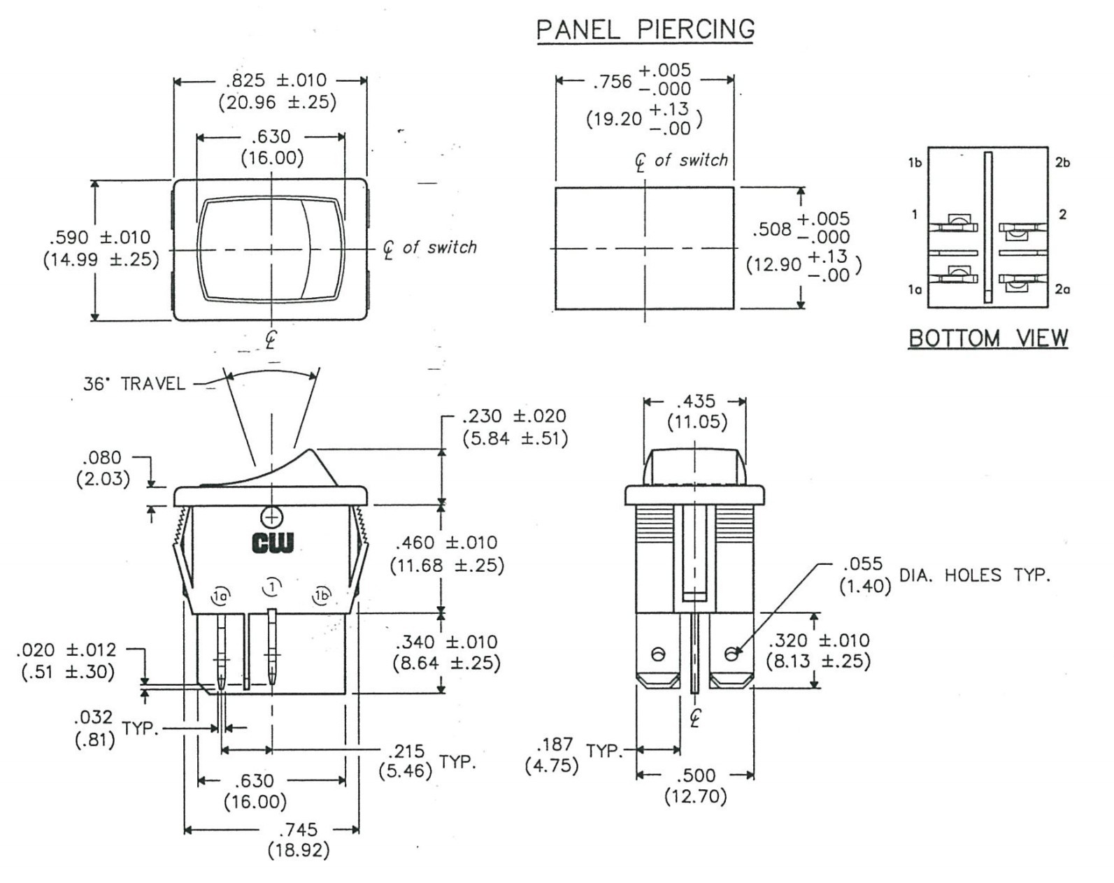 NEW Genuine SHOP VAC SHOPVAC Vacuum Wet & Dry ON / OFF switch RED rocker switchs