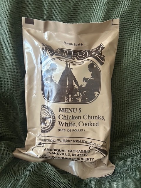 Official Ameriqual Military MRE Individual Single Meal You Pick Exp. 2027.