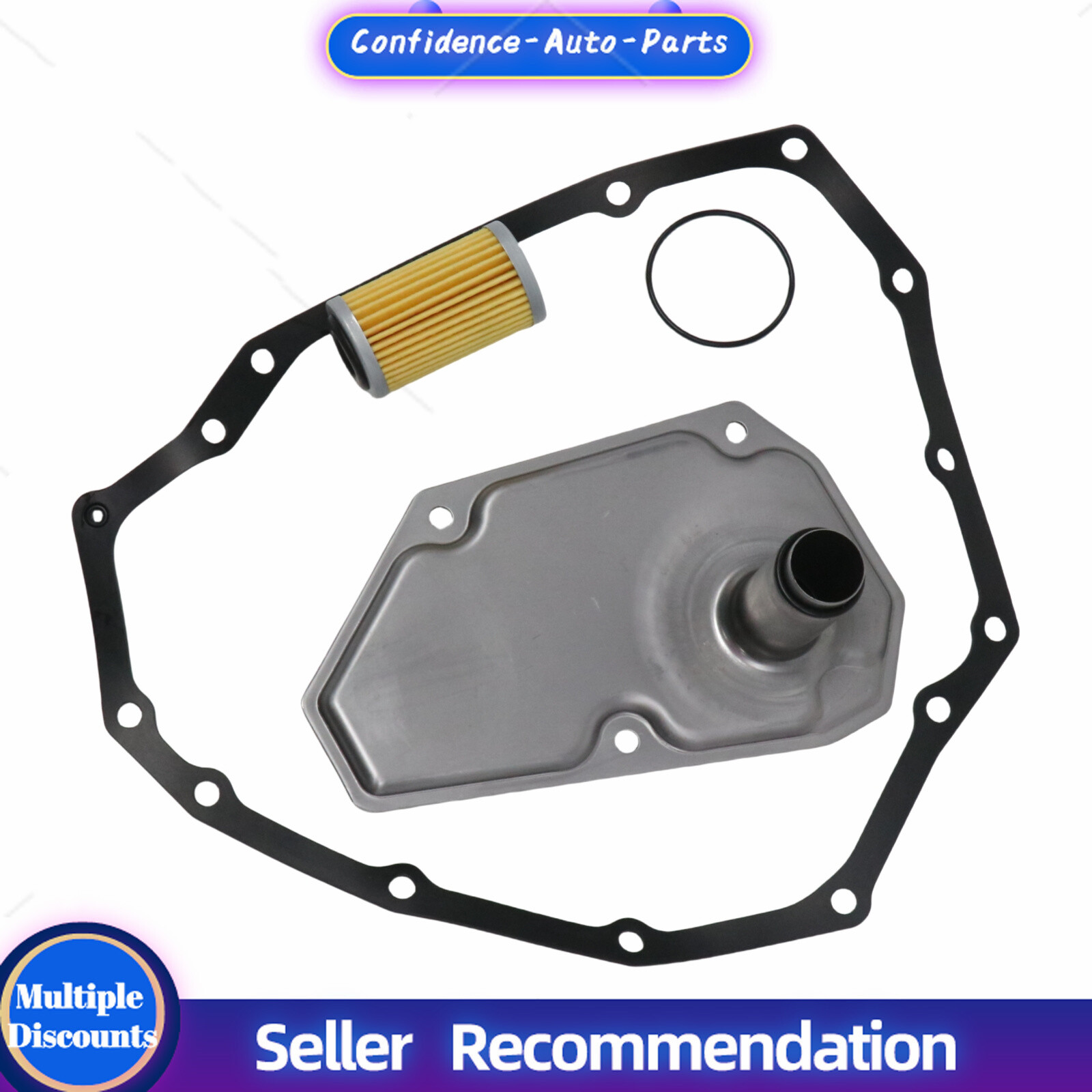 For Nissan Kicks 2018-2024 Versa 20-24 1.6L 3Pcs Transmission Oil Filter Gasket