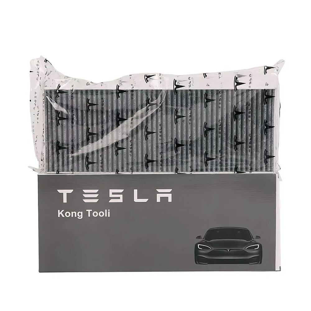 2x Tesla Model Y 20-24 A/C Activated Carbon Cabin Air Filter Set 1658376-00-A