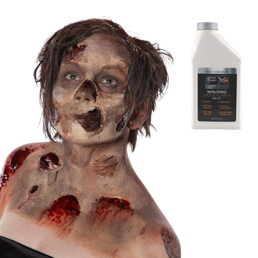 Molding Liquid Latex - 16 Oz - Rubber for Mold Making, Adhesives, and Resin!