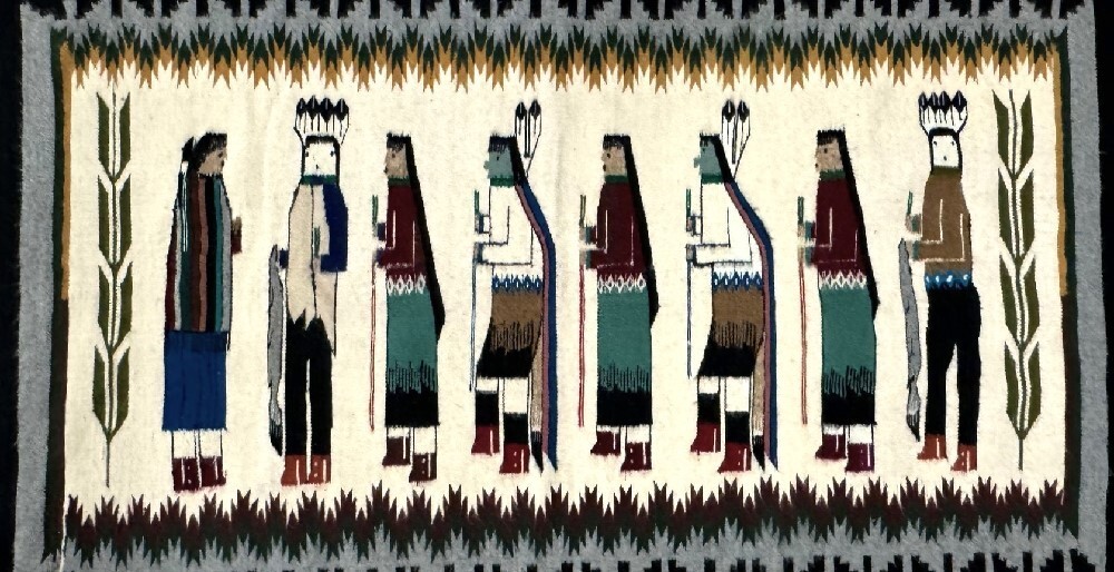 Navajo Yei Bei Chai Rug