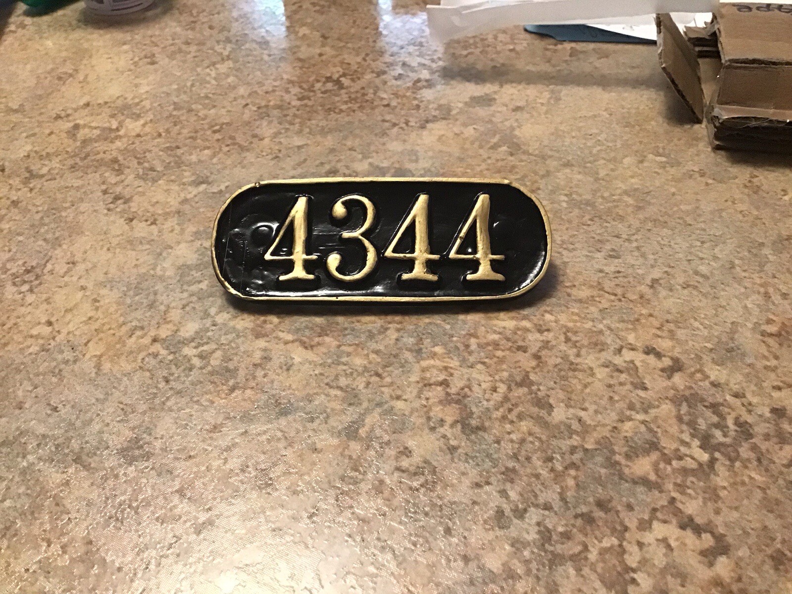 gamewell Police Call box number plate