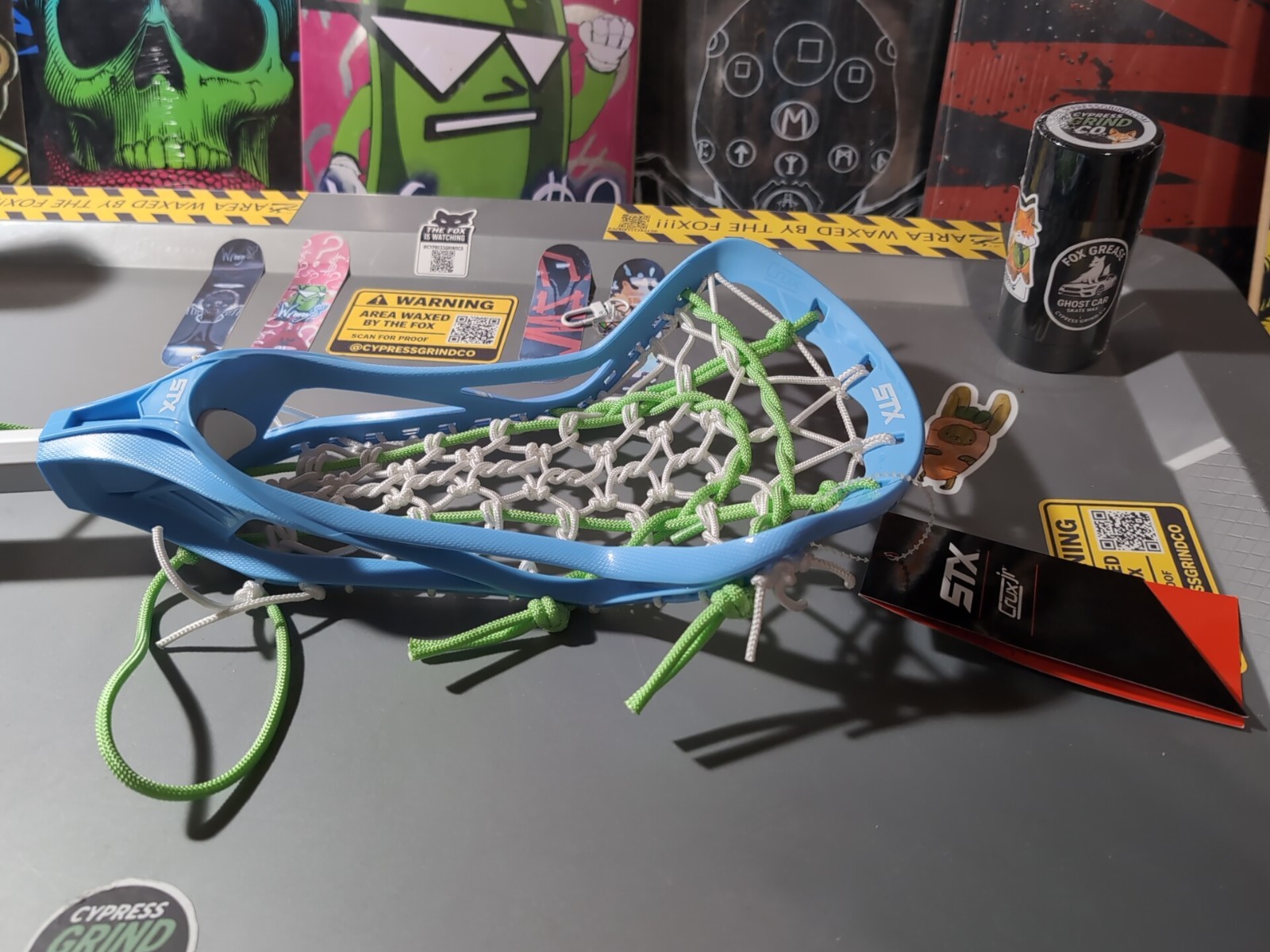 TX Crux Jr Complete Girls Lacrosse Stick 24" Blue Youth