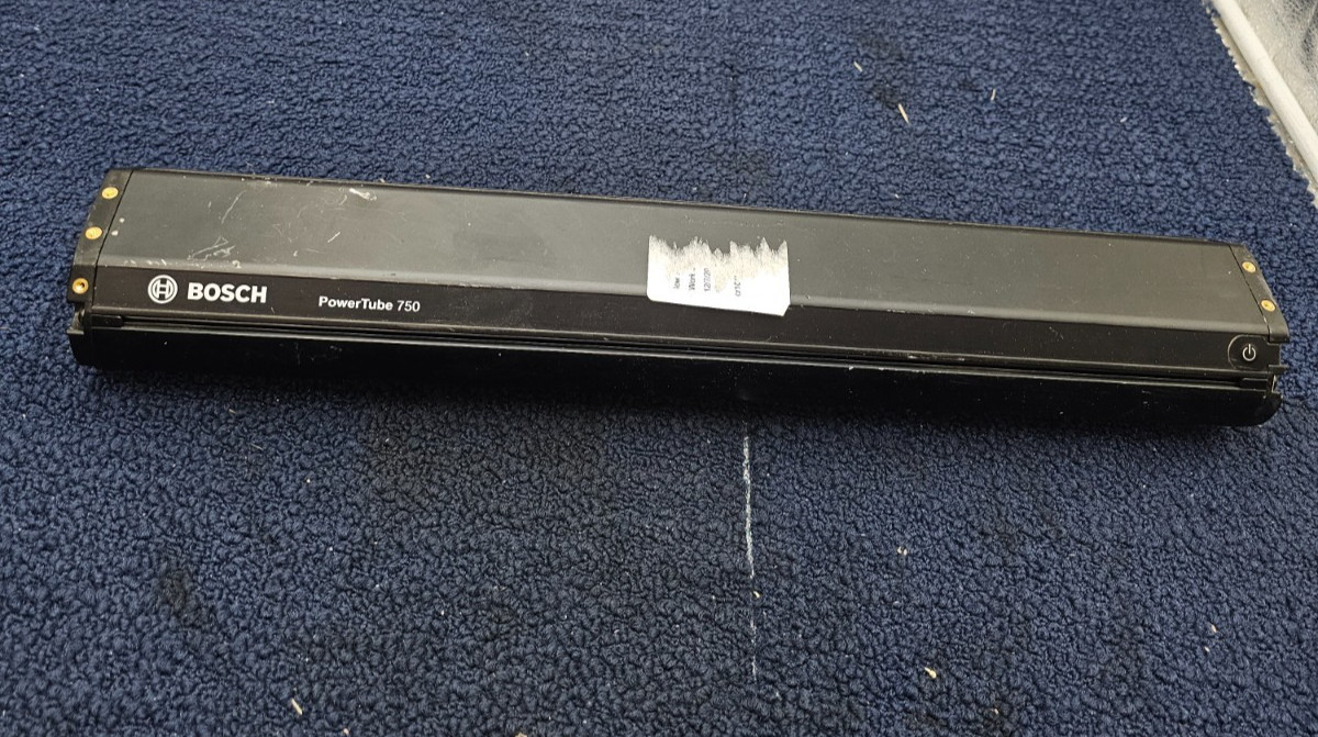 Bosch Powertube 750 Vertical Configuration Ebike Battery Replacement Black