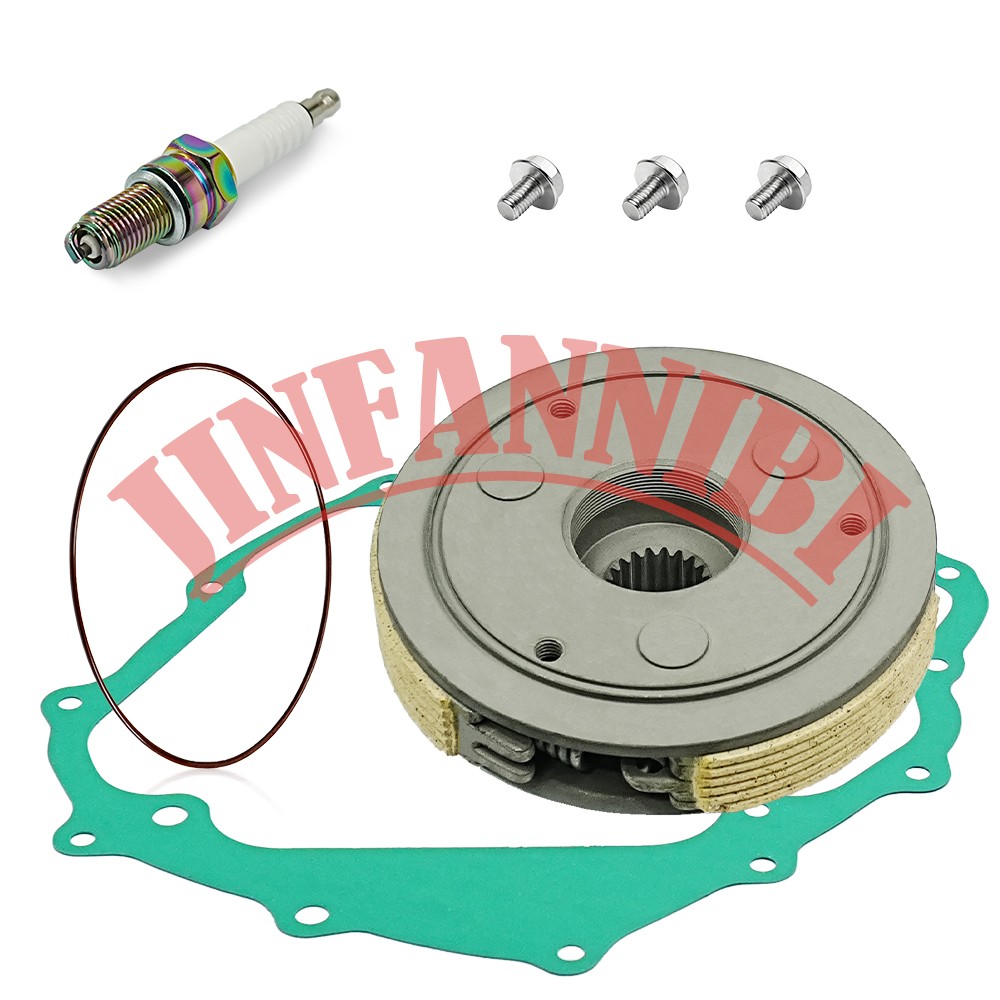 Wet Clutch Assembly Kit & Cover Gasket for Honda Sportrax 250 TRX250EX 2001-2008