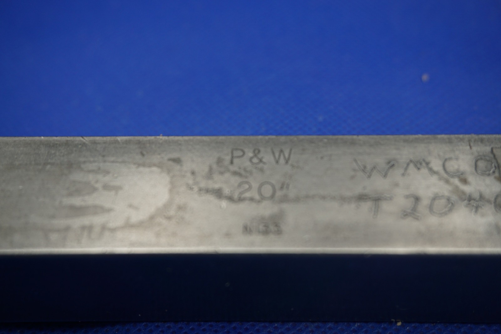 Pratt and Whittney Gauge Block 20”