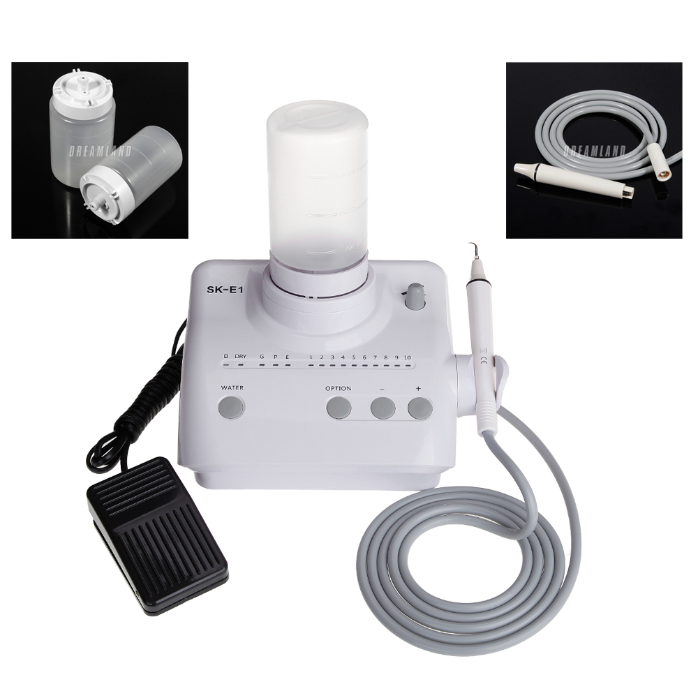 Dental Detachable Ultrasonic Piezo Scaler Handpiece Fit Woodpecker EMS 2*Bottles