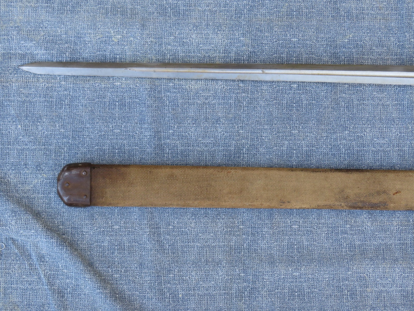 WWI US MODEL 1913 PATTON CAVALRY SWORD w SCABBARD DATED L.F.&C. 1918 EXCELLENT