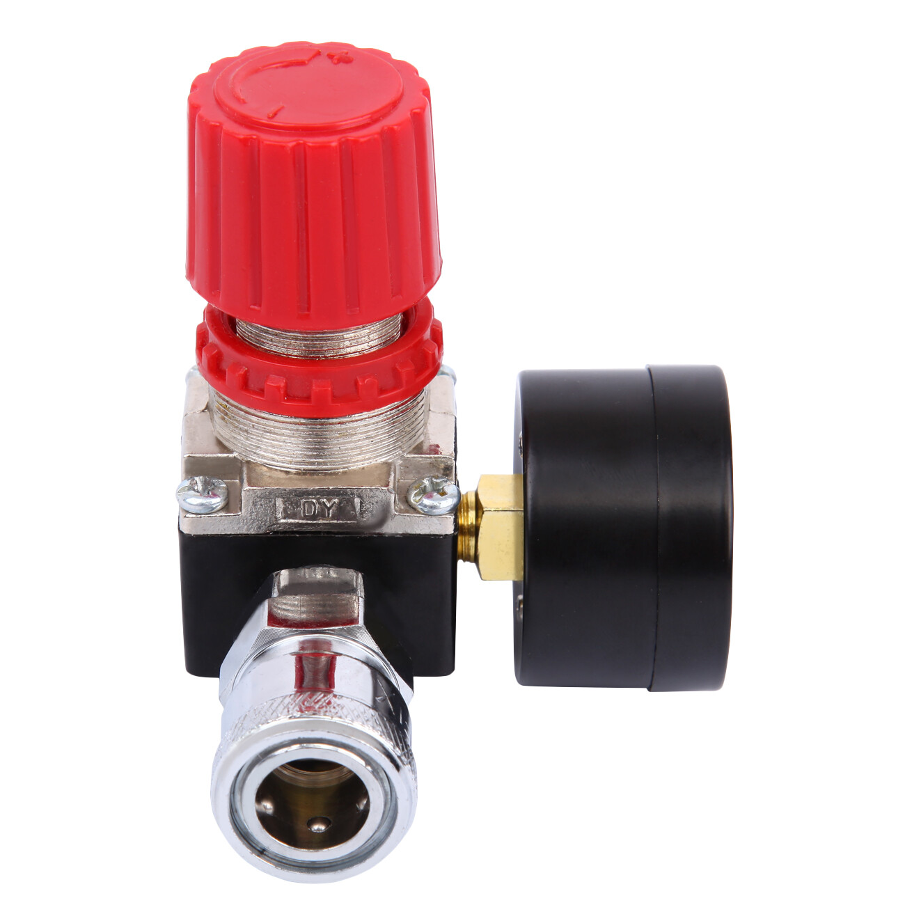 1/4" Air Pressure Regulator For Air Compressor System 175PSI Pressure Gauge