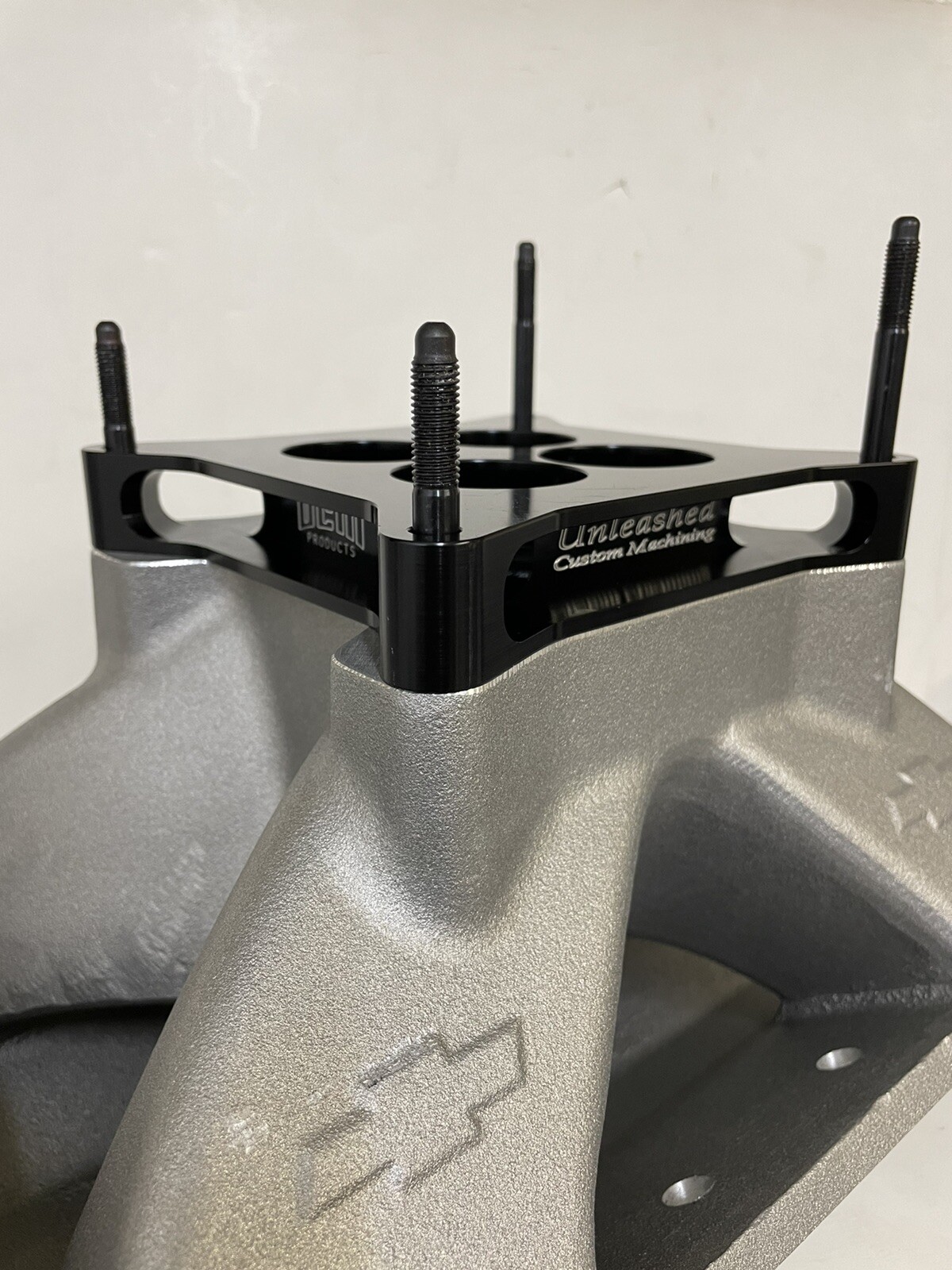 1 Inch Ultra Lightweight Tapered Blend 4150 Carburetor Spacer, 1.750 Bore