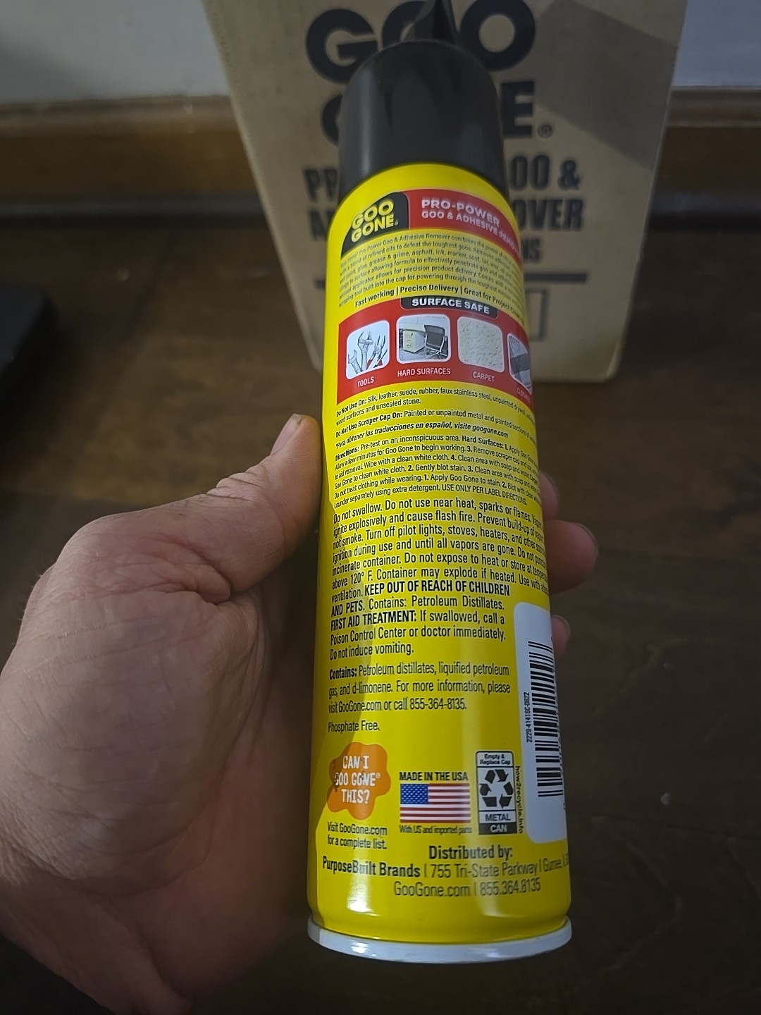 Goo Gone 2229 Heavy Duty Adhesive Remover Gel 8 fl. oz. (Pack of 6)