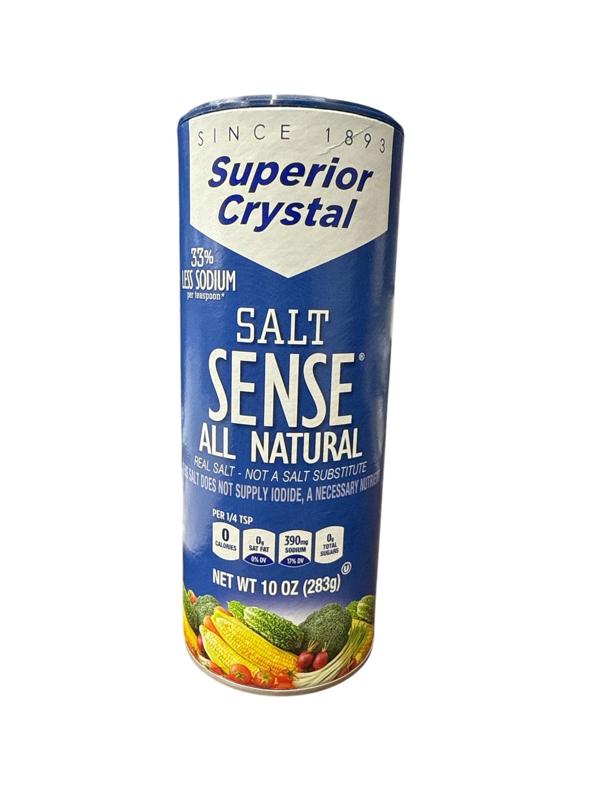 Salt Sense All Natural   33% Less Sodium pack of 12