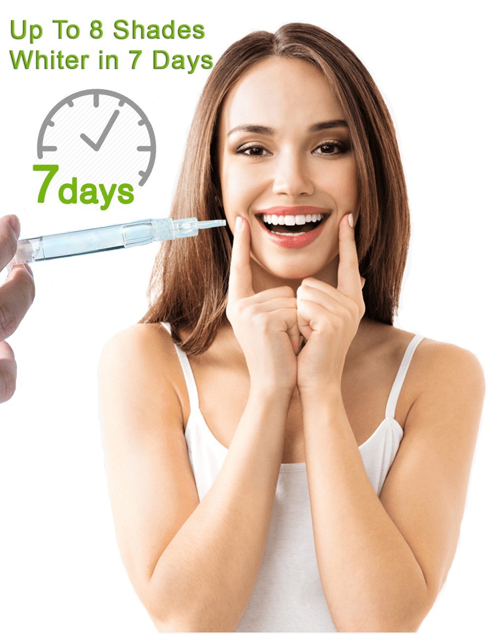 16% HP Teeth Whitener Tooth Whitening Bleach Gel 10 Syringe Professional Kit Lot