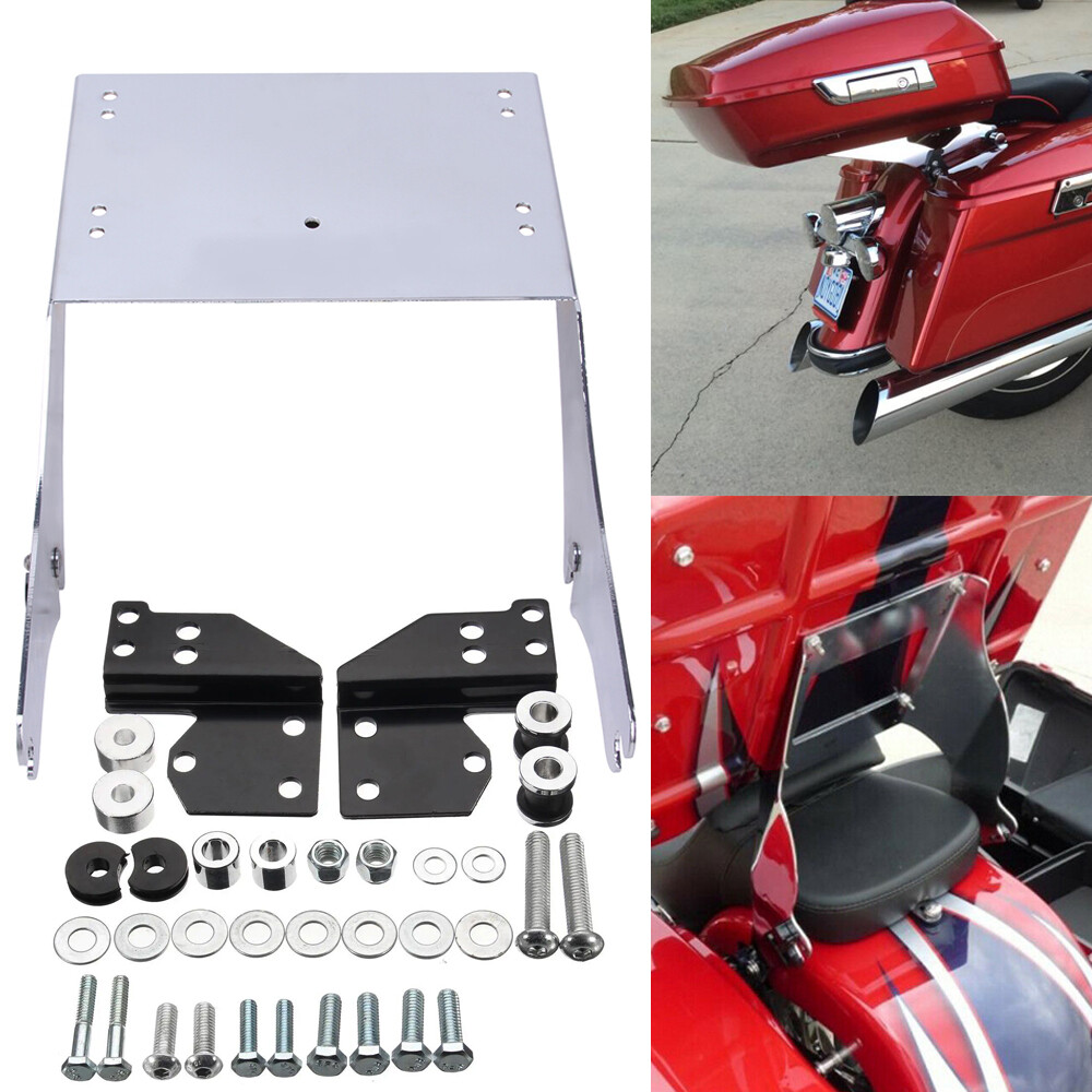 Pack Trunk Mounting Bracket Rack For Harley Touring Road Glide FLHR FLHT 1997-08