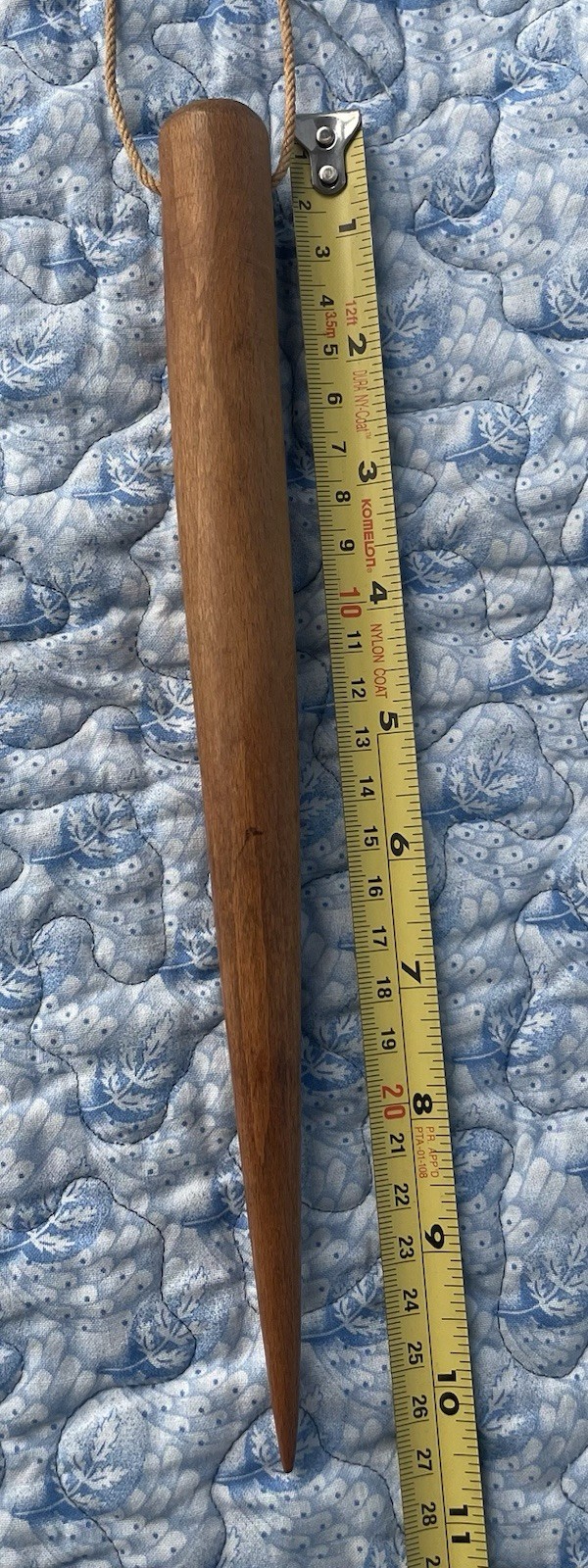 Wooden Sailors’ FID Tool Used For Rigging & Rope Work “Marlin Spike” 10.5” Long