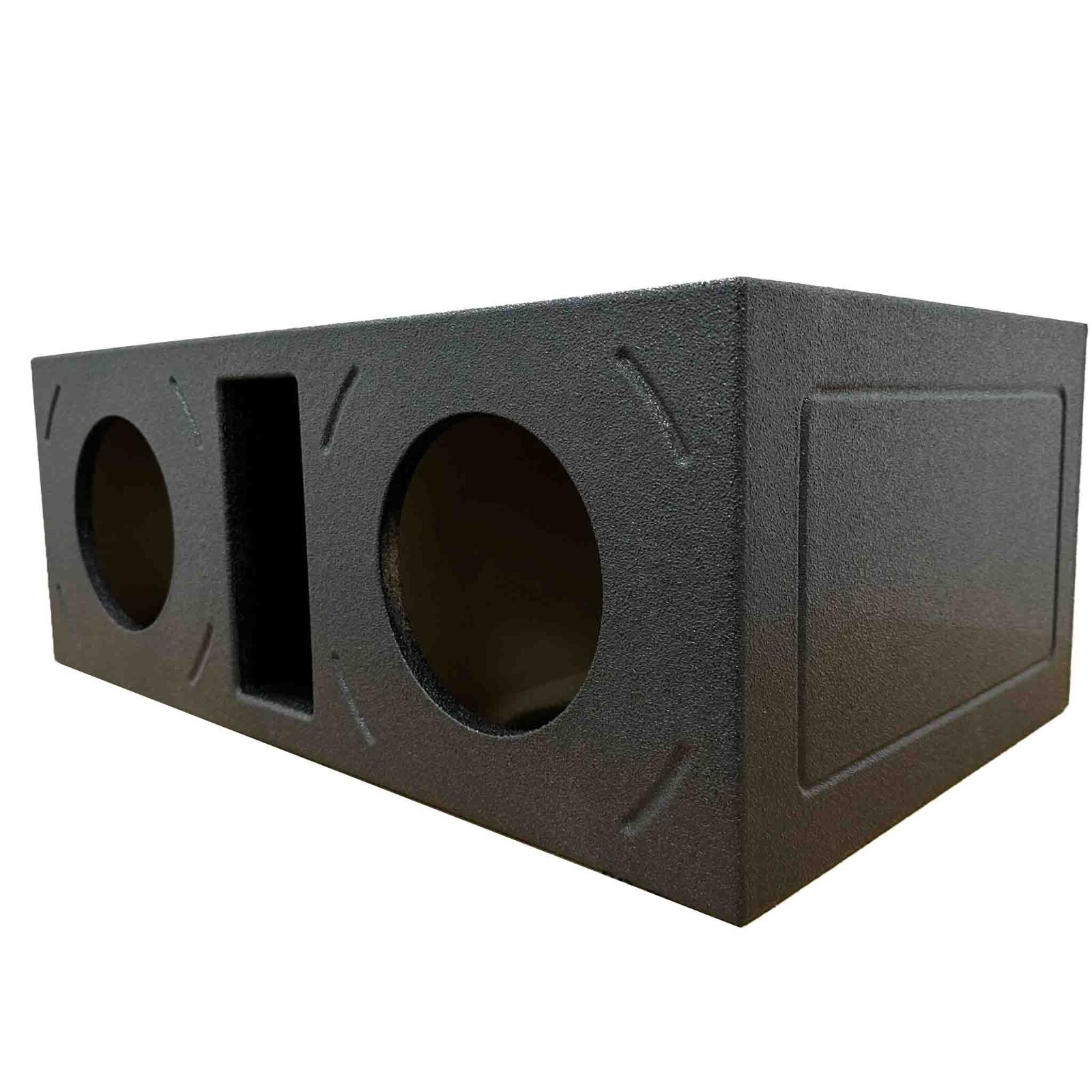 Dual 10" Mega Super Bass Series Subwoofer Box Ported 2x10" Woofers