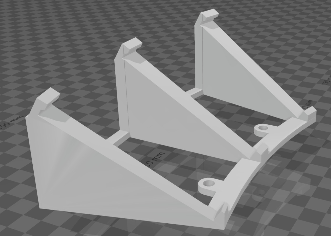 AFX 2Ln Banked Track Support Giant Raceway Custom 3/pk 12"R