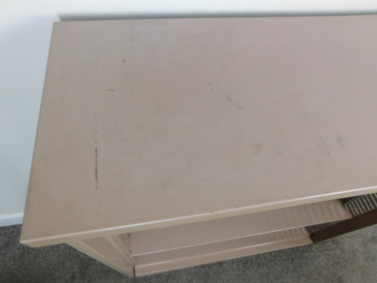 Large Steampunk Industrial Metal Adjustable Shelves Bookcase 42x36x12 VTG -SHIPS